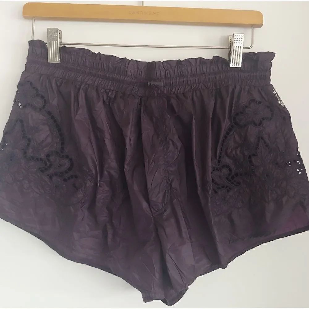 Free People Movement Elevation Shorts Nylon Purple Size S